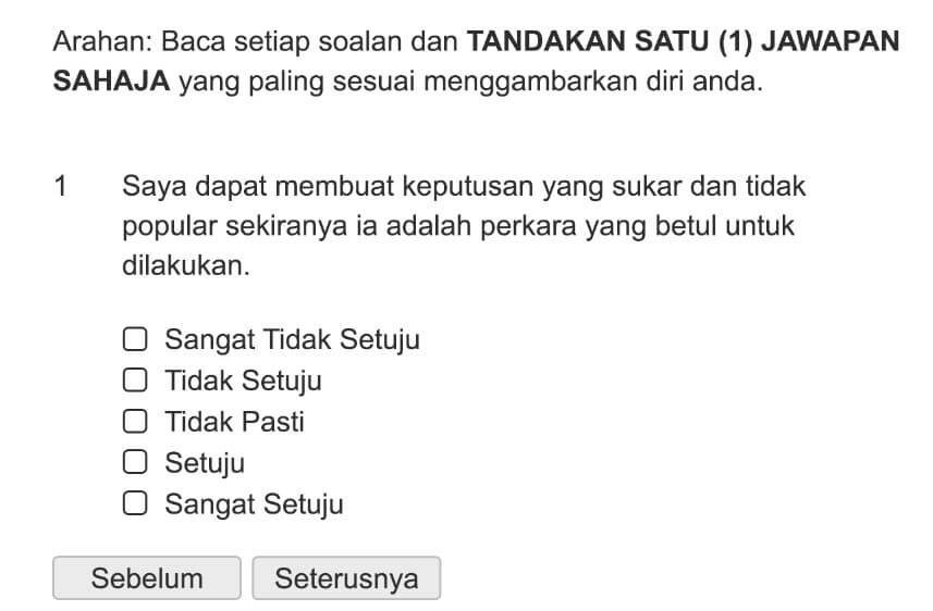 Saya dapat membuat keputusan yang sukar dan tidak popular sekiranya ia adalah perkara yang betul untuk dilakukan.