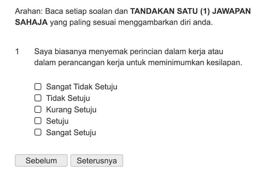 Saya biasanya menyemak perincian dalam kerja atau dalam perancangan kerja untuk meminimumkan kesilapan.