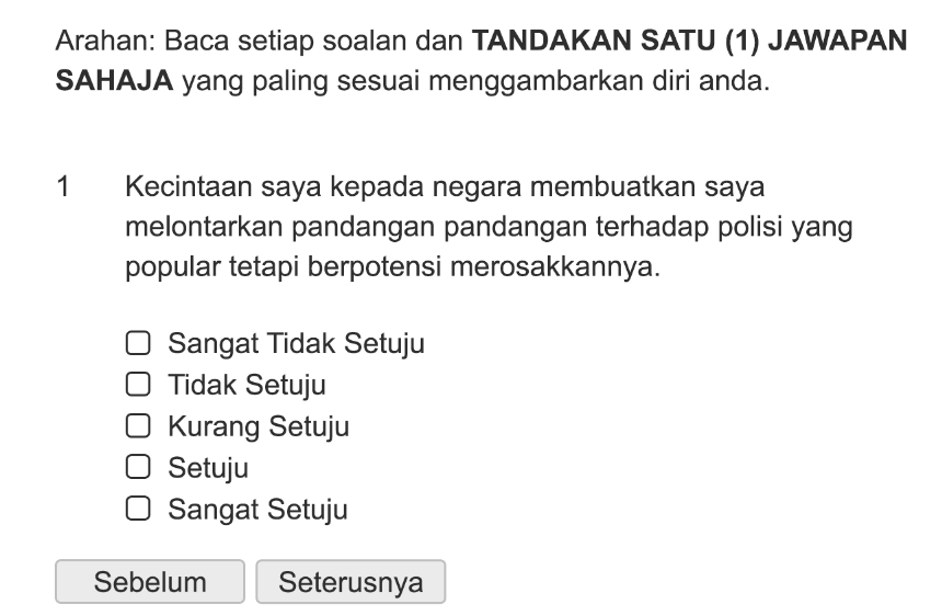 Kecintaan saya kepada negara membuatkan saya melontarkan pandangan terhadap polisi yang popular tetapi berpotensi merosakkannya.