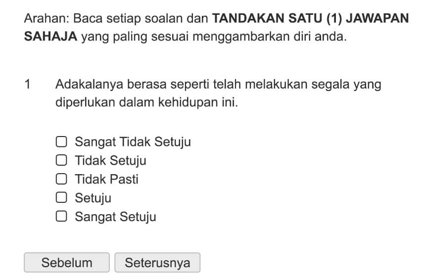 Adakalanya berasa seperti telah melakukan segala yang diperlukan dalam kehidupan ini