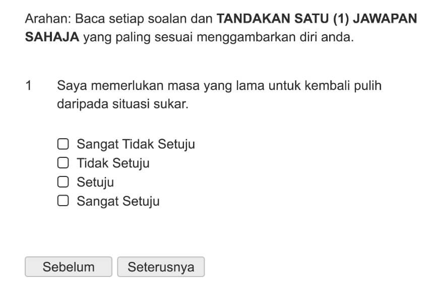 Saya memerlukan masa yang lama untuk kembali pulih daripada situasi sukar.